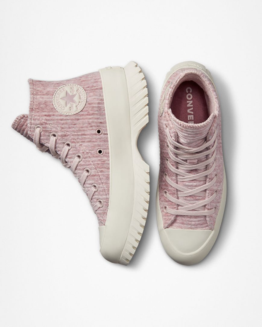 Tenisky Vysoke Converse Chuck Taylor All Star Lugged 2.0 Velour Panske Siva | SK YHWXJ9